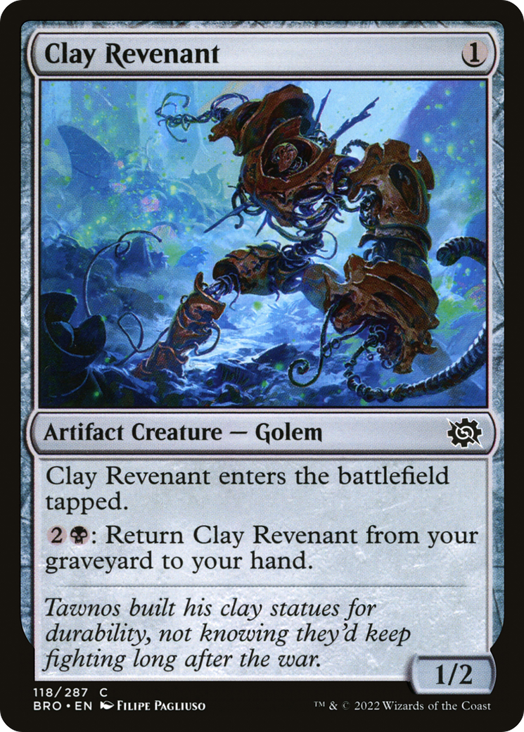 Clay Revenant (118) Foil - The Brothers' War