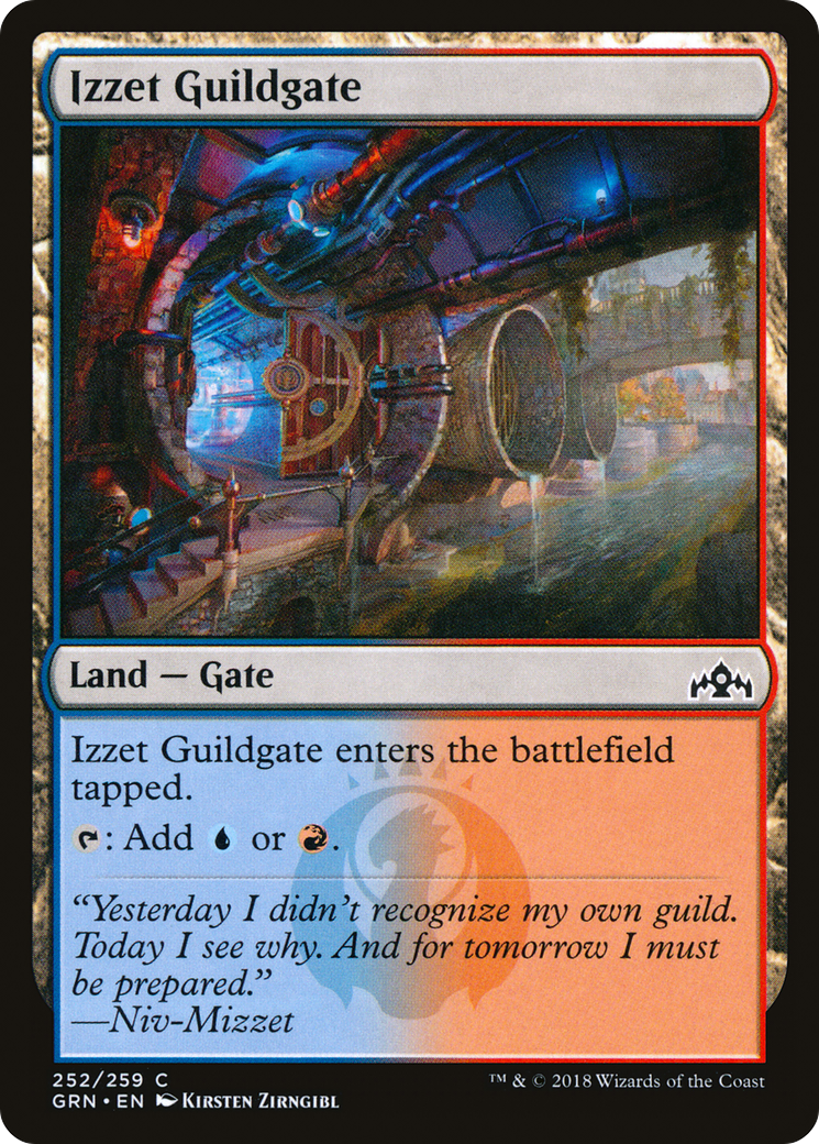 Izzet Guildgate (252) Foil - Guilds of Ravnica