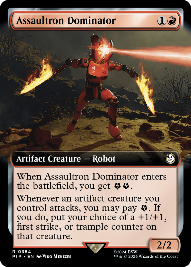 Assaultron Dominator (Extended Art) (384) - Fallout