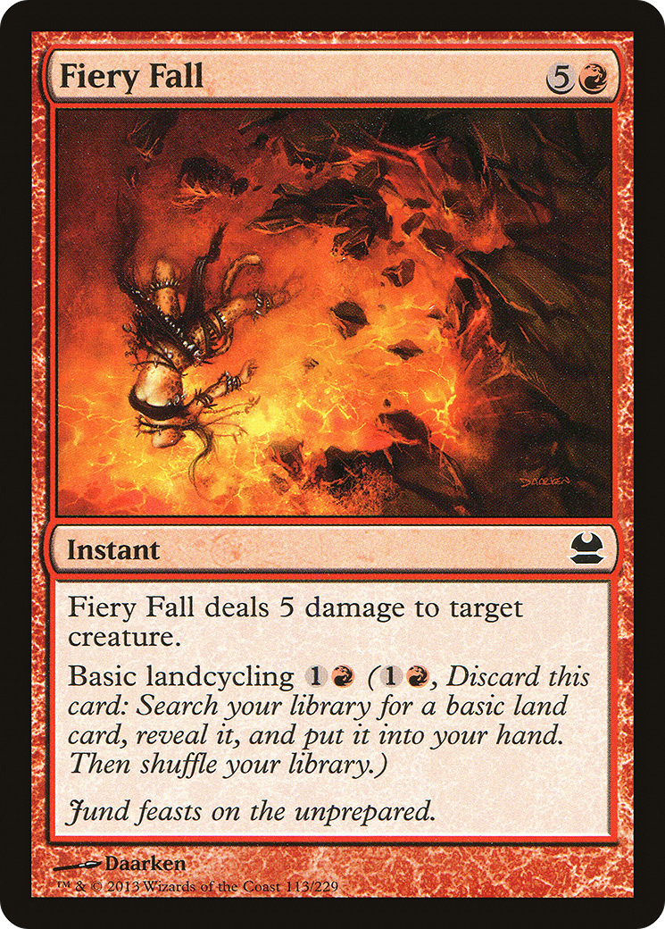 Fiery Fall (113) Foil - Modern Masters