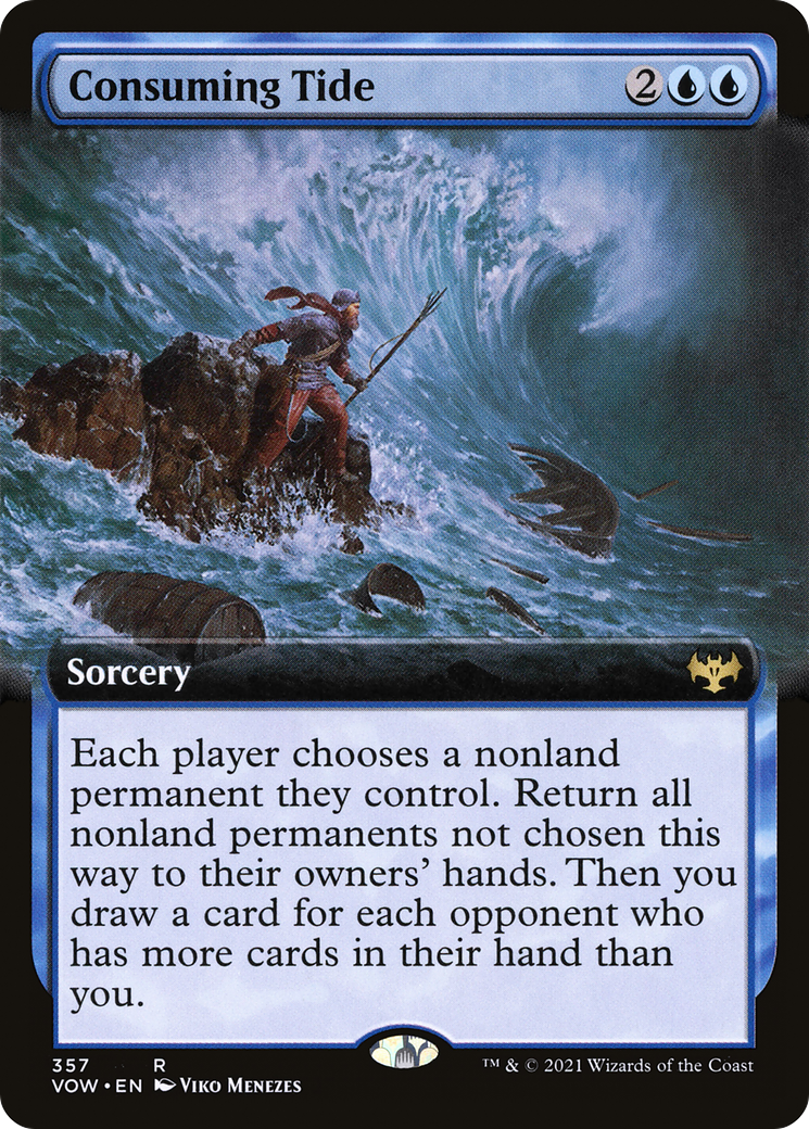 Consuming Tide (Extended Art) (357) Foil - Innistrad: Crimson Vow