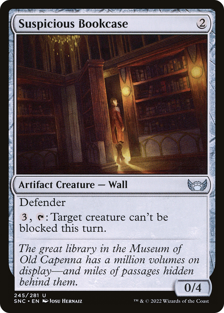 Suspicious Bookcase (245) Foil - Streets of New Capenna