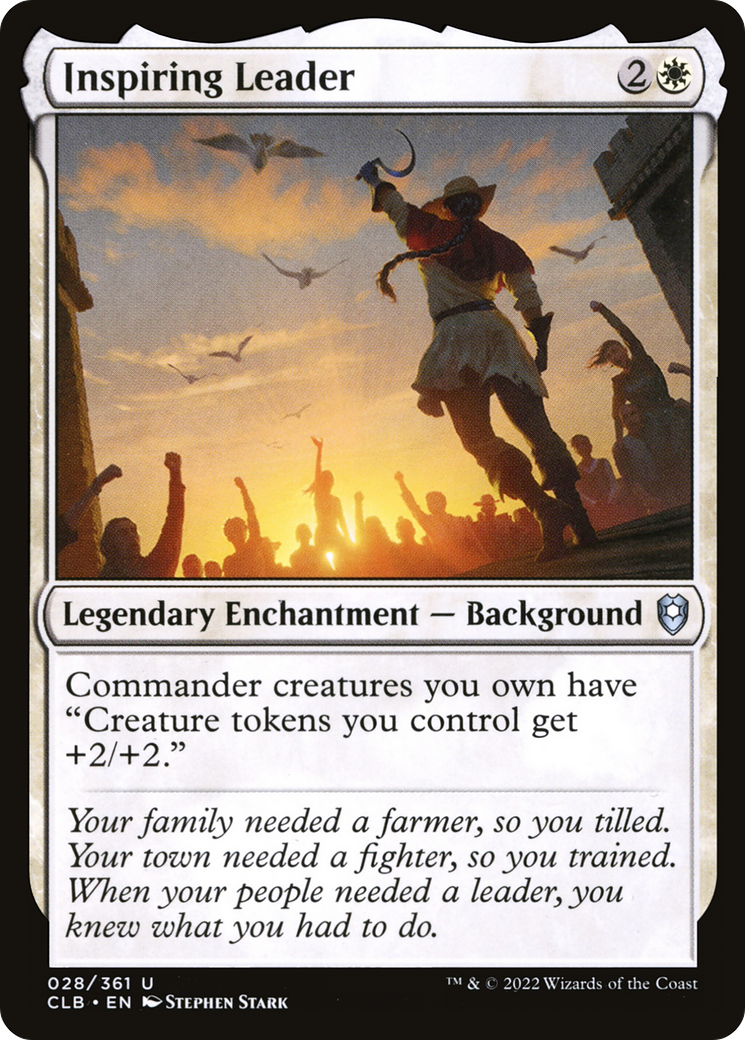 Inspiring Leader (028) - Commander Legends: Battle for Baldur's Gate
