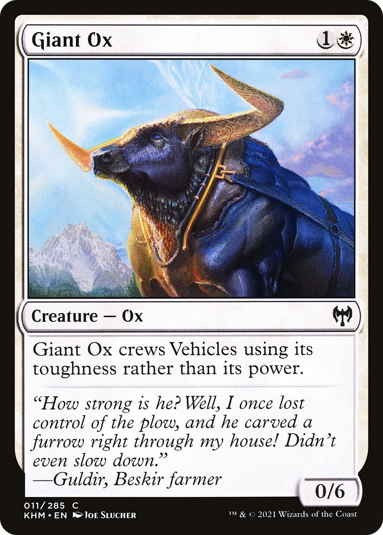 Giant Ox (011) Foil - Kaldheim