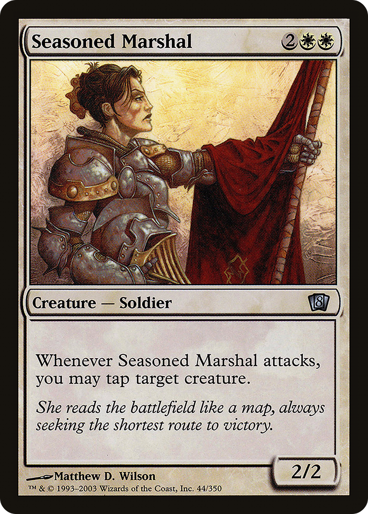 Seasoned Marshal (044) Foil - Eighth Edition