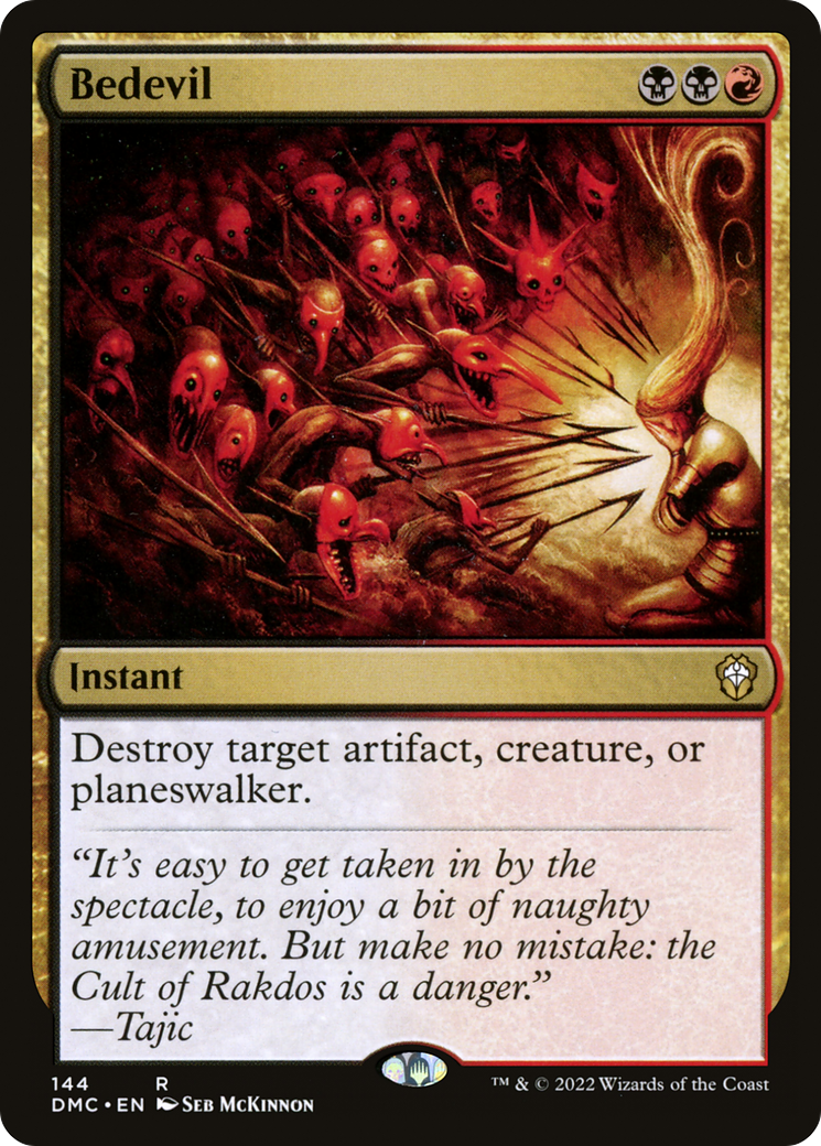 Bedevil (144) - Dominaria United Commander