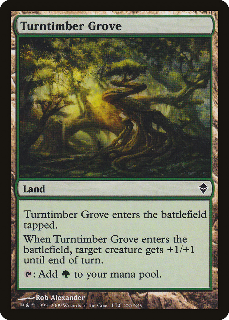 Turntimber Grove (227) Foil - Zendikar