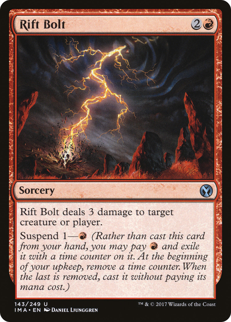 Rift Bolt (143) Foil - Iconic Masters