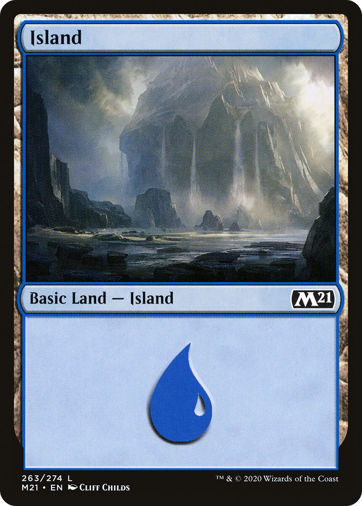 Island (263) - Core Set 2021