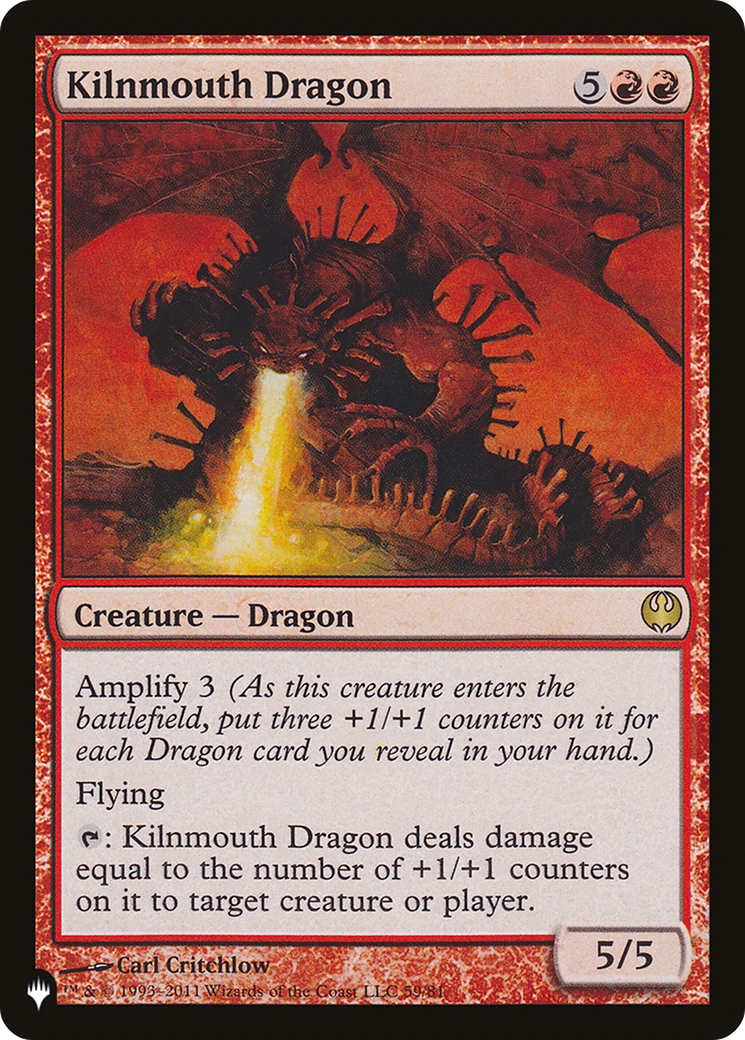 Kilnmouth Dragon (DDG-59) - The List