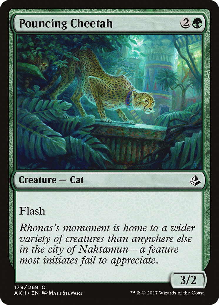 Pouncing Cheetah (179) Foil - Amonkhet
