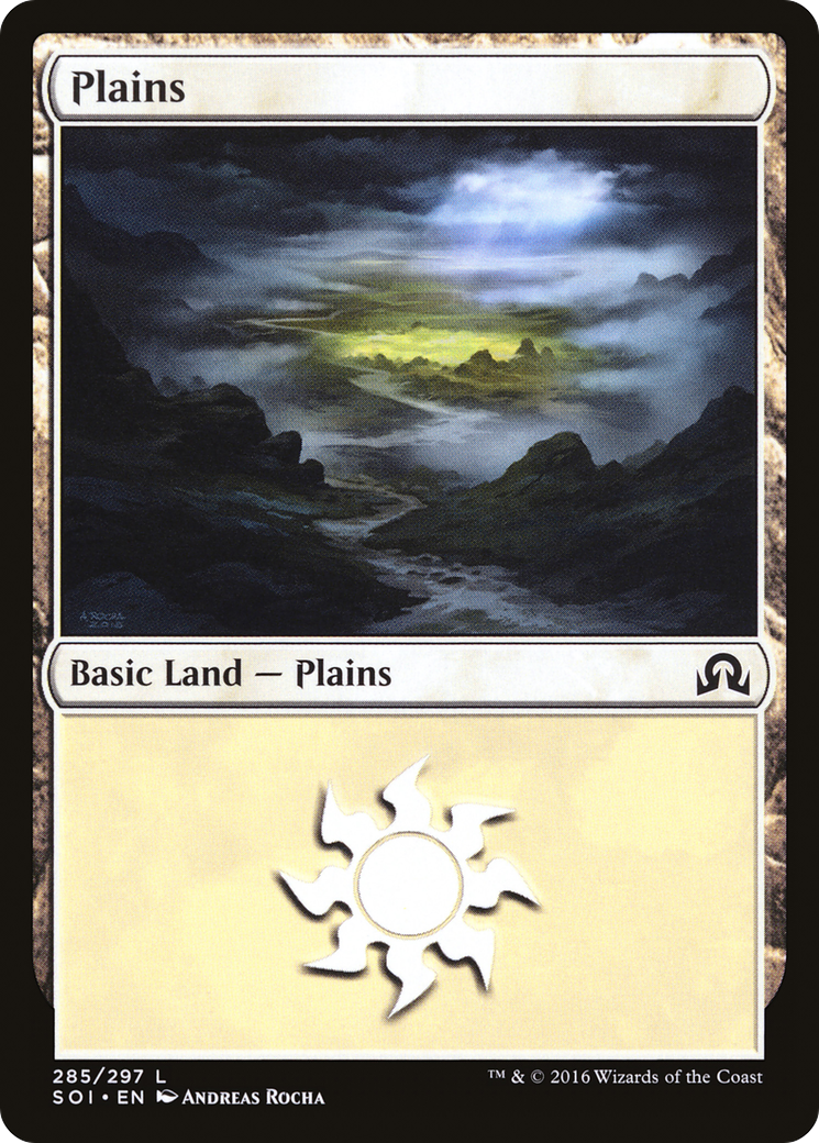 Plains (285) Foil - Shadows over Innistrad