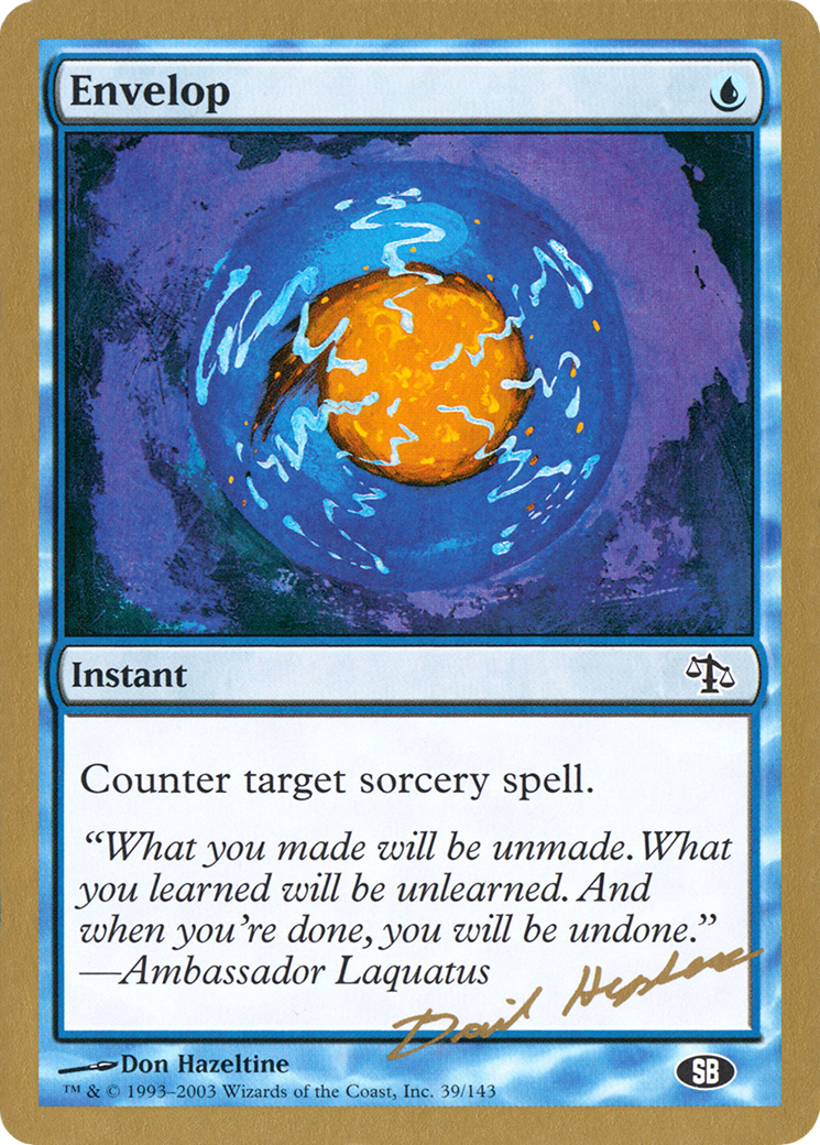 Envelop (dh39sb) - World Championship Decks 2003