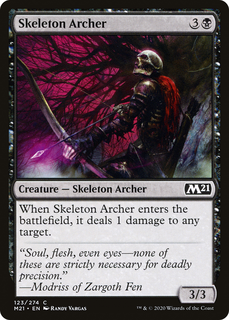 Skeleton Archer (123) - Core Set 2021