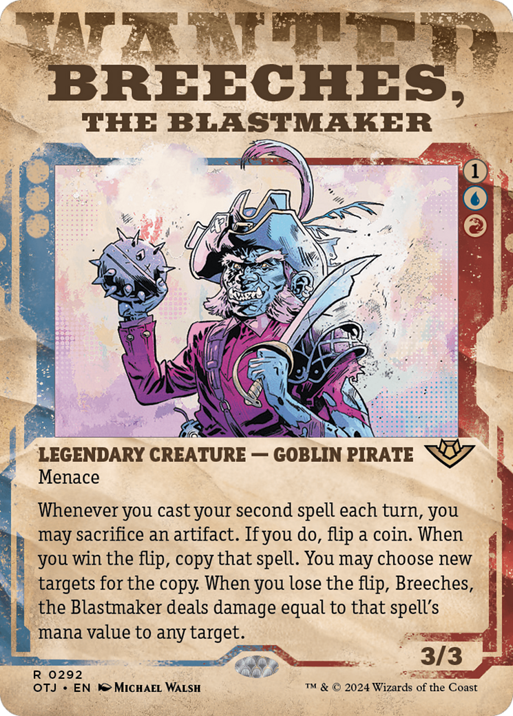 Breeches, the Blastmaker (Showcase) (292) Foil - Outlaws of Thunder Junction