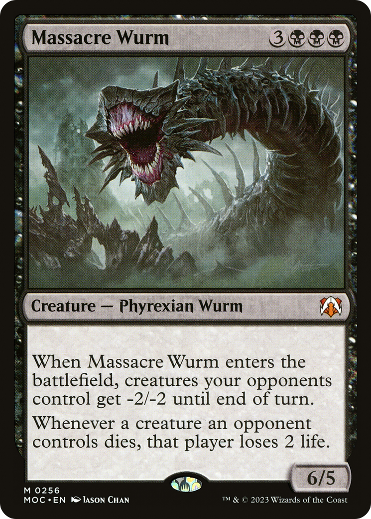 Massacre Wurm (256) - March of the Machine Commander