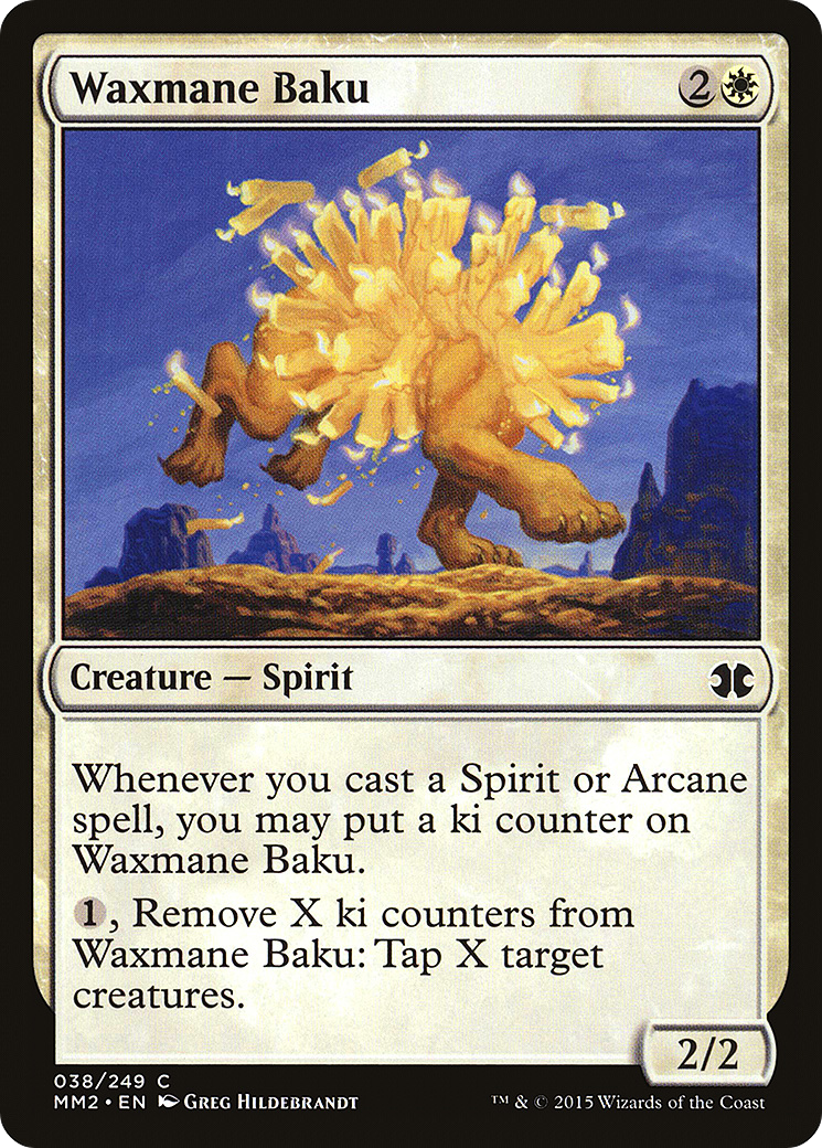 Waxmane Baku (038) Foil - Modern Masters 2015