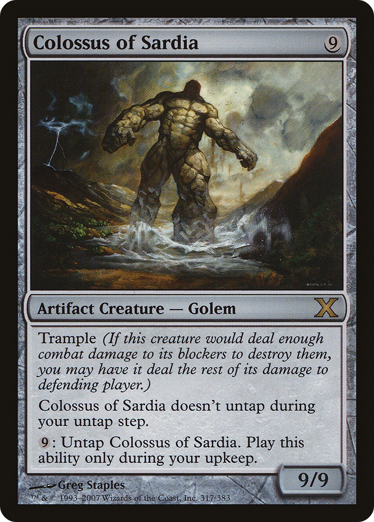 Colossus of Sardia (317) - Tenth Edition