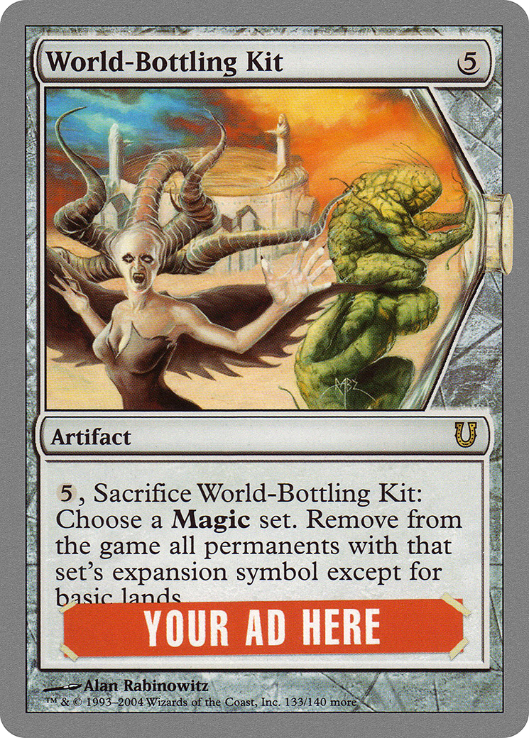 World-Bottling Kit (133) Foil - Unhinged