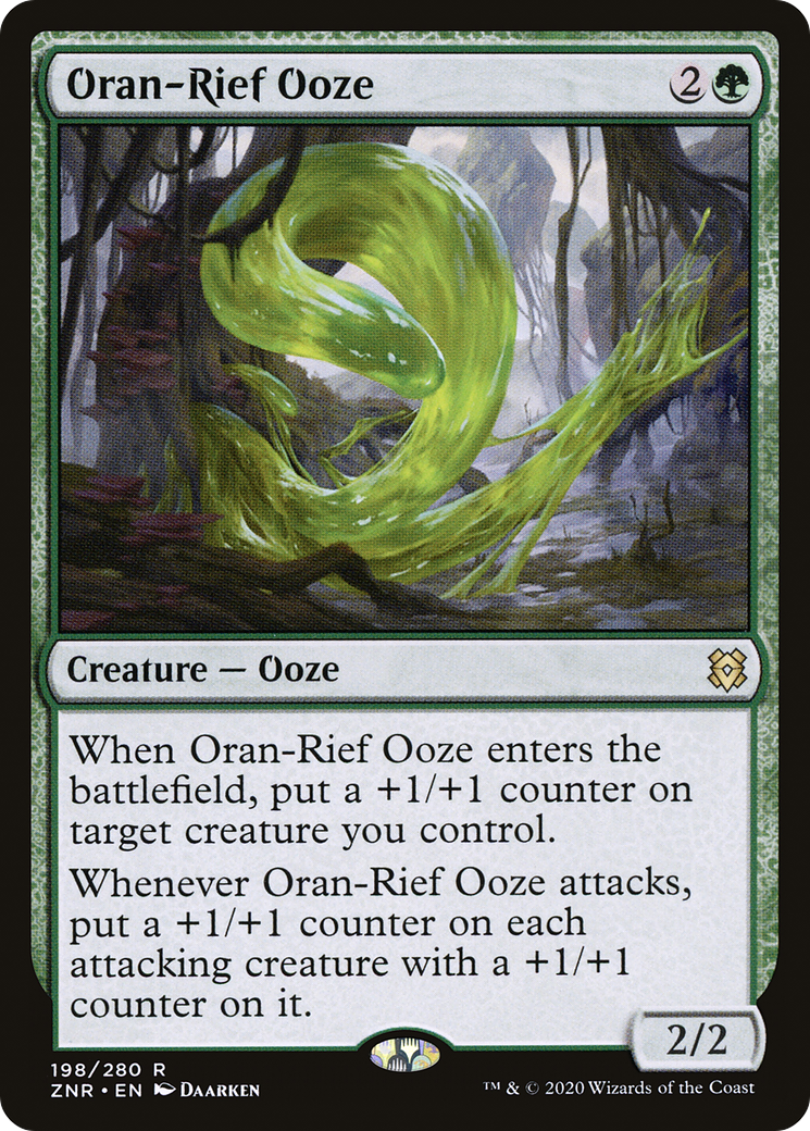 Oran-Rief Ooze (198) Foil - Zendikar Rising