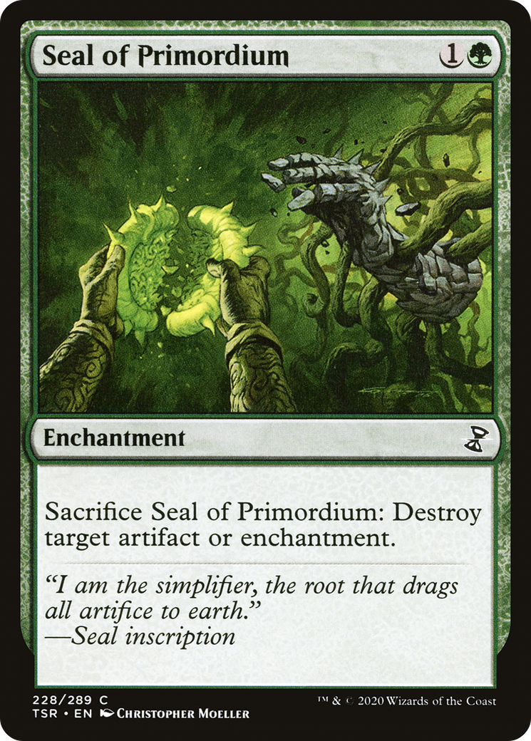 Seal of Primordium (228) Foil - Time Spiral Remastered