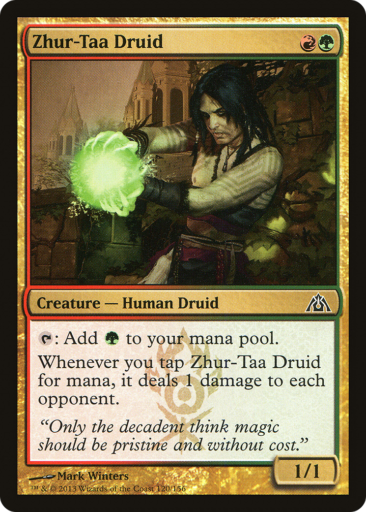 Zhur-Taa Druid (120) Foil - Dragon's Maze
