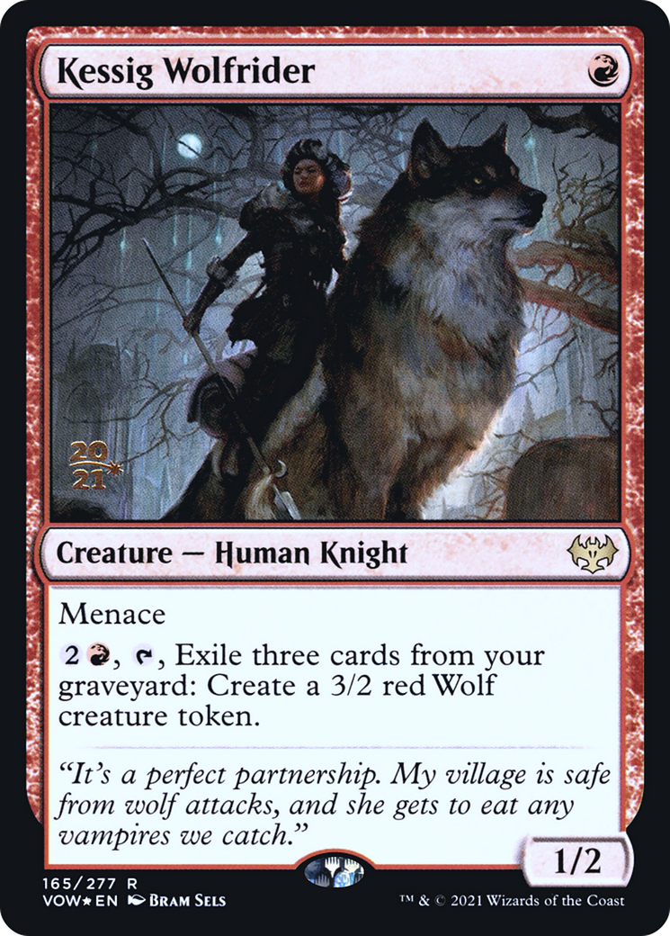 Kessig Wolfrider (165) Foil - Innistrad: Crimson Vow Promos