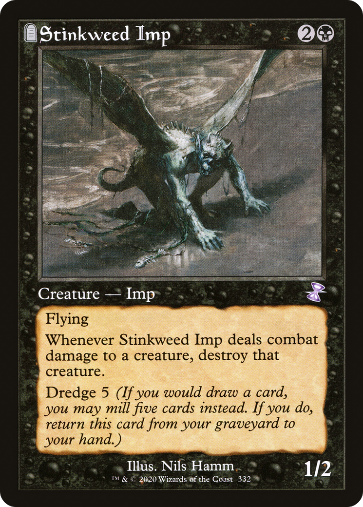 Stinkweed Imp (Retro) (332) Foil - Time Spiral Remastered