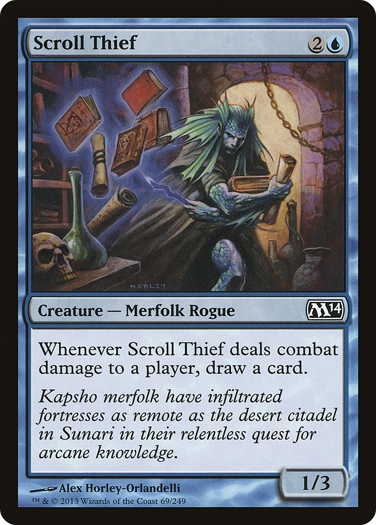 Scroll Thief (069) Foil - Magic 2014