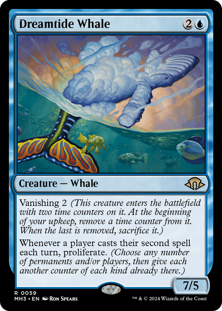 Dreamtide Whale (059) Foil - Modern Horizons 3