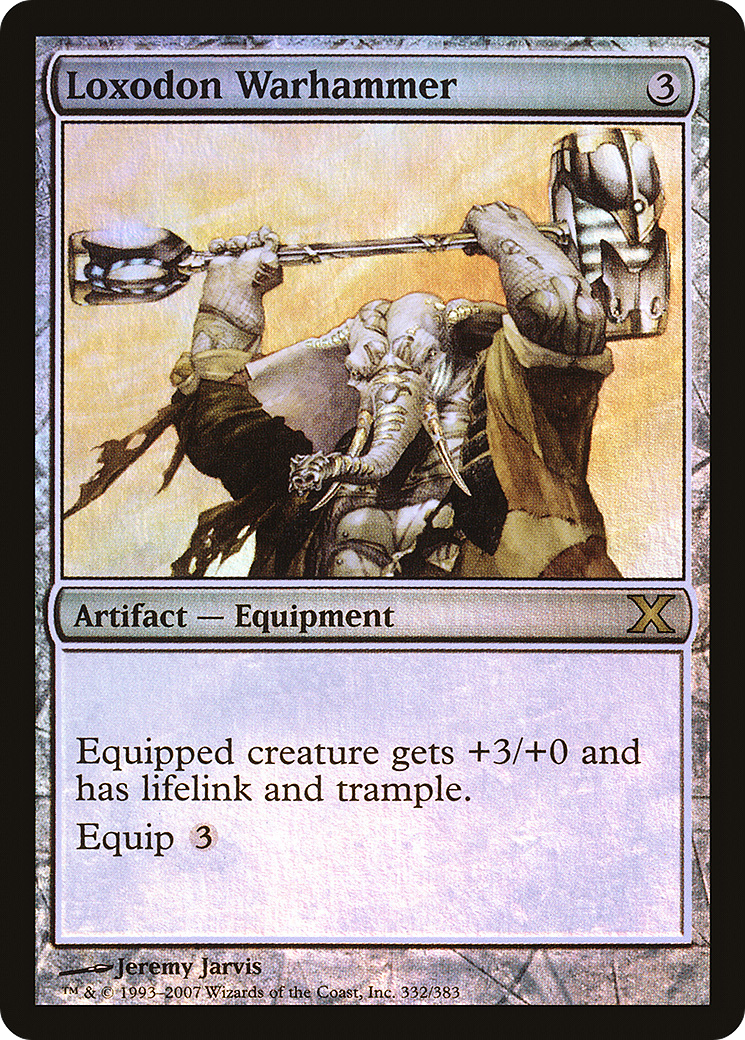 Loxodon Warhammer (332) Foil - Tenth Edition