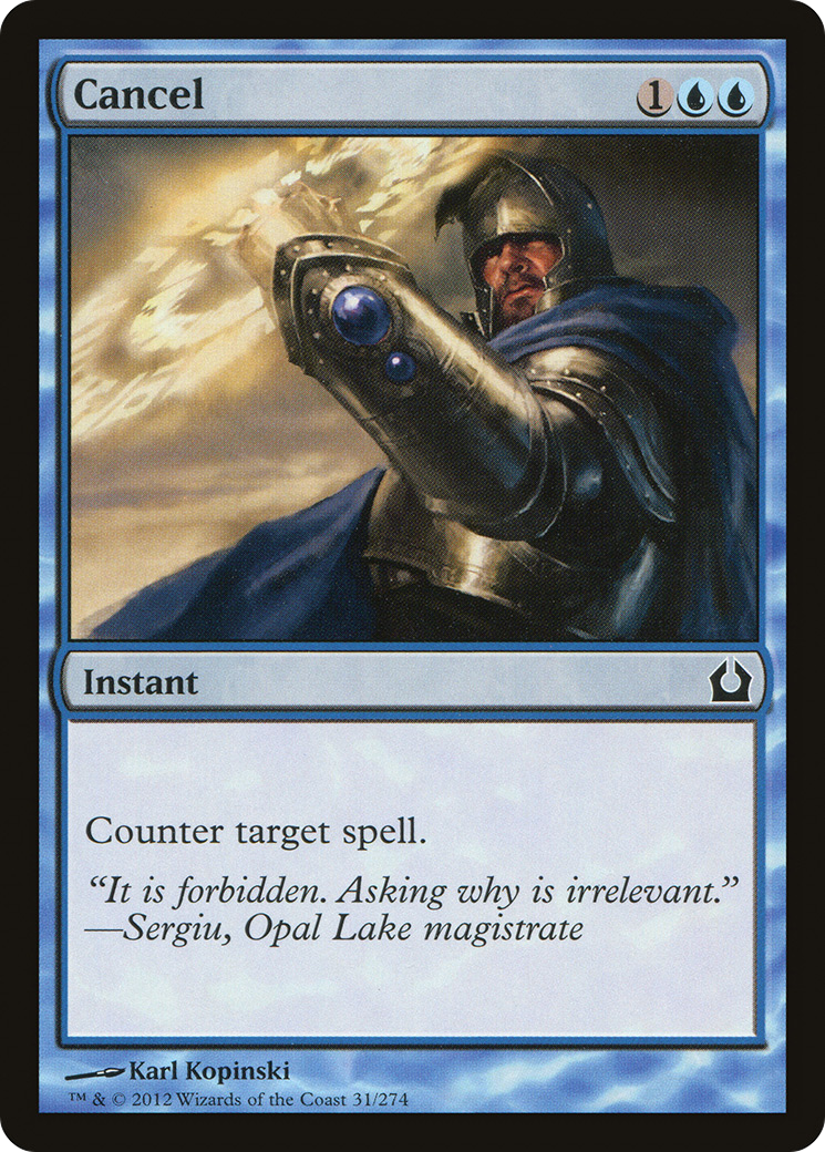 Cancel (031) - Return to Ravnica