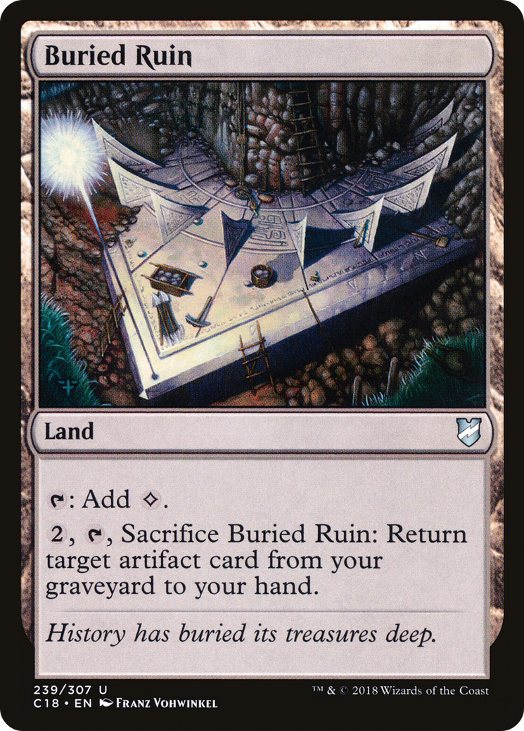 Buried Ruin (239) - Commander 2018