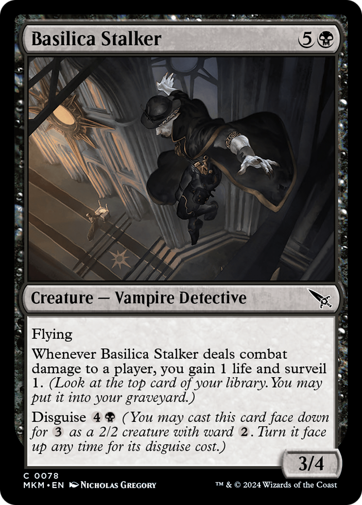 Basilica Stalker (078) Foil - Murders at Karlov Manor