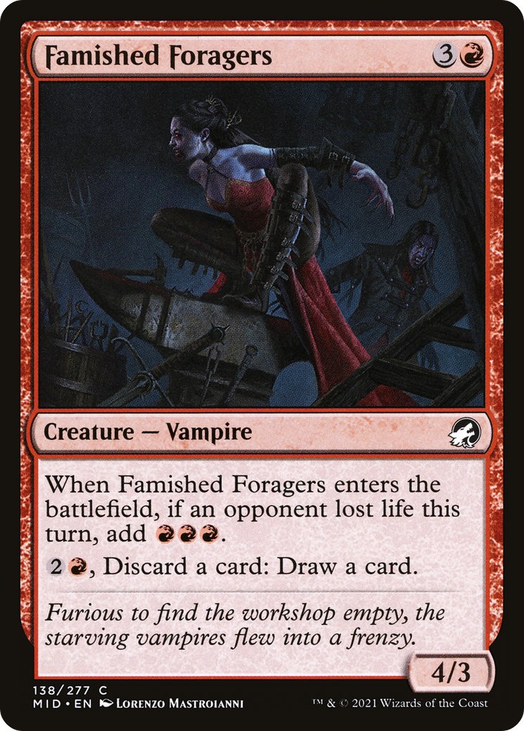 Famished Foragers (138) Foil - Innistrad: Midnight Hunt