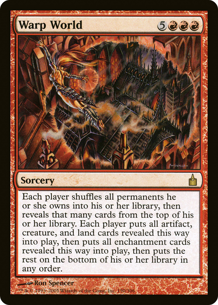 Warp World (150) Foil - Ravnica: City of Guilds