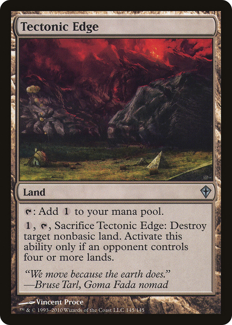 Tectonic Edge (145) Foil - Worldwake