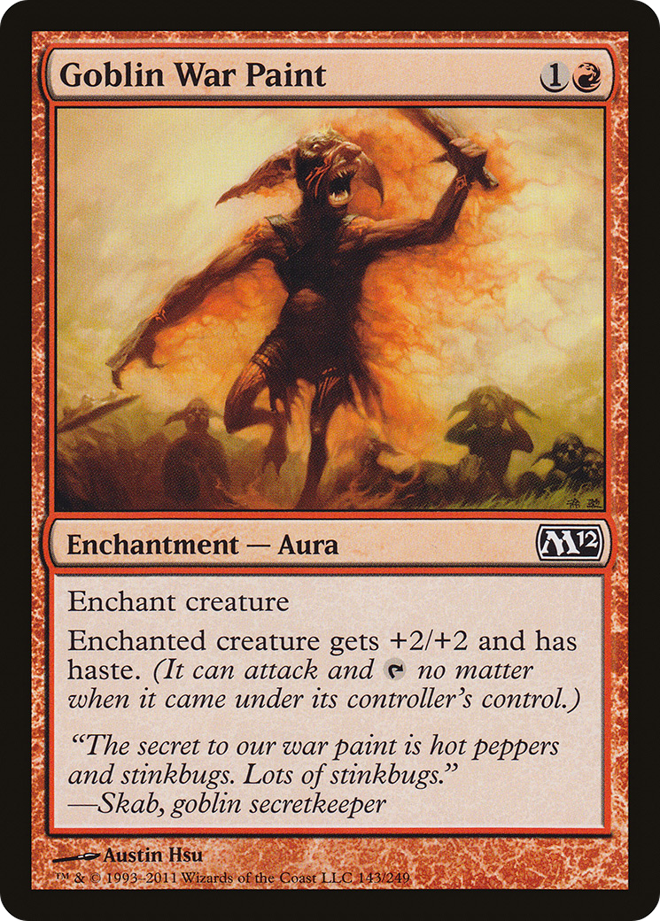 Goblin War Paint (143) Foil - Magic 2012