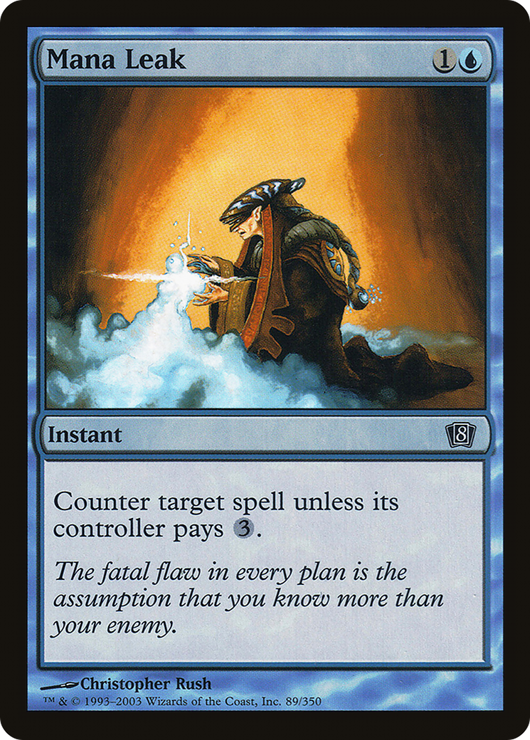 Mana Leak (089) Foil - Eighth Edition