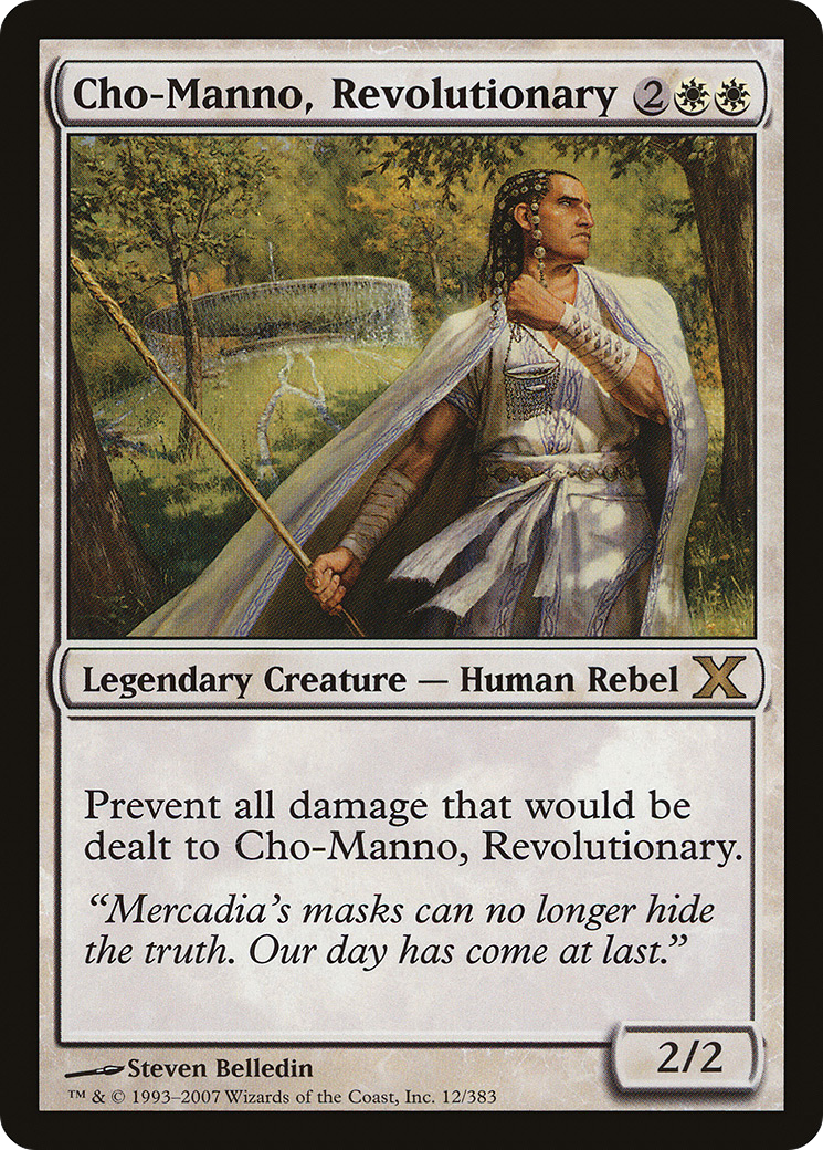 Cho-Manno, Revolutionary (012) Foil - Tenth Edition