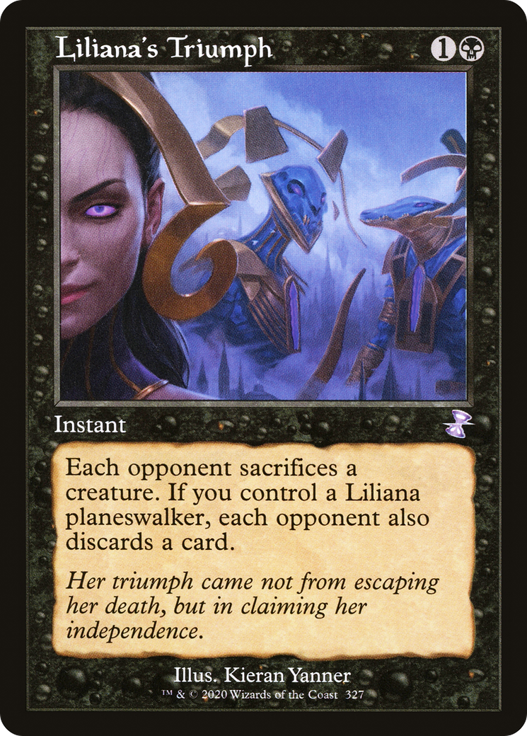 Liliana's Triumph (Retro) (327) Foil - Time Spiral Remastered