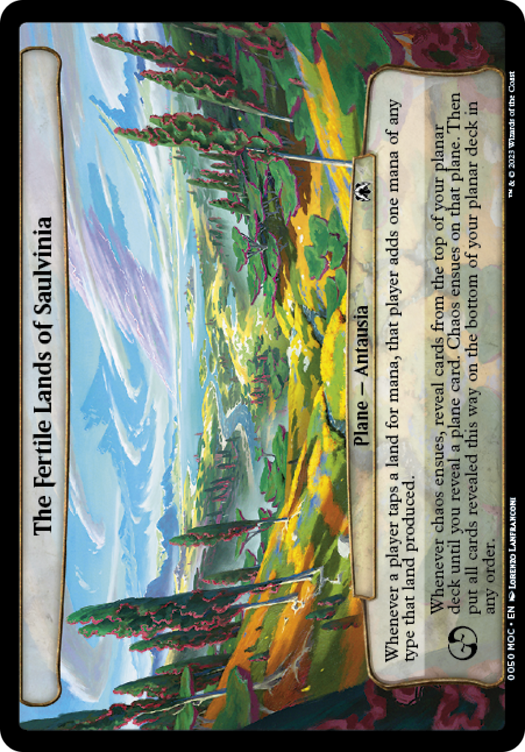 The Fertile Lands of Saulvinia (050) - March of the Machine Commander