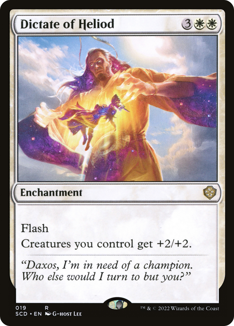 Dictate of Heliod (019) - Starter Commander Decks