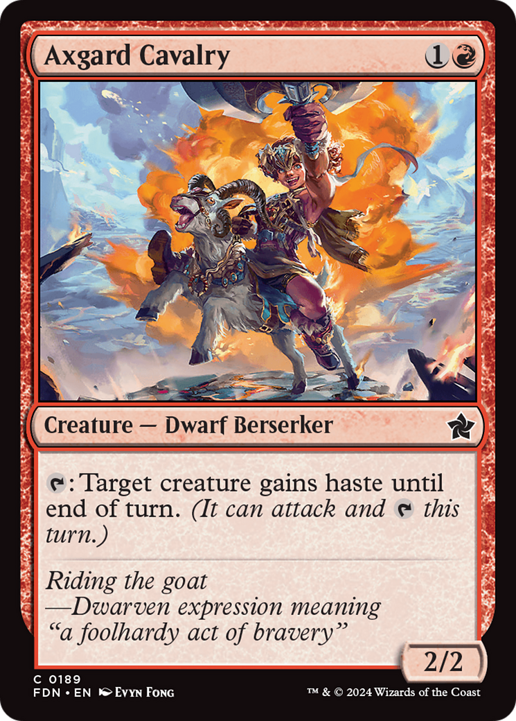 Axgard Cavalry (189) Foil - Foundations
