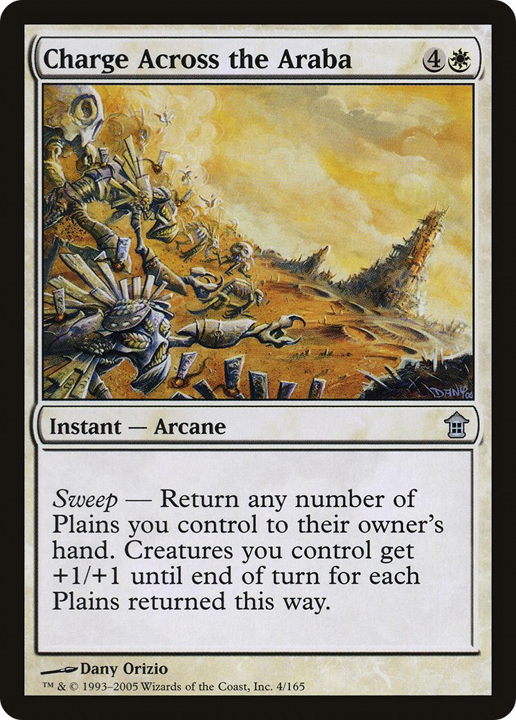 Charge Across the Araba (004) Foil - Saviors of Kamigawa