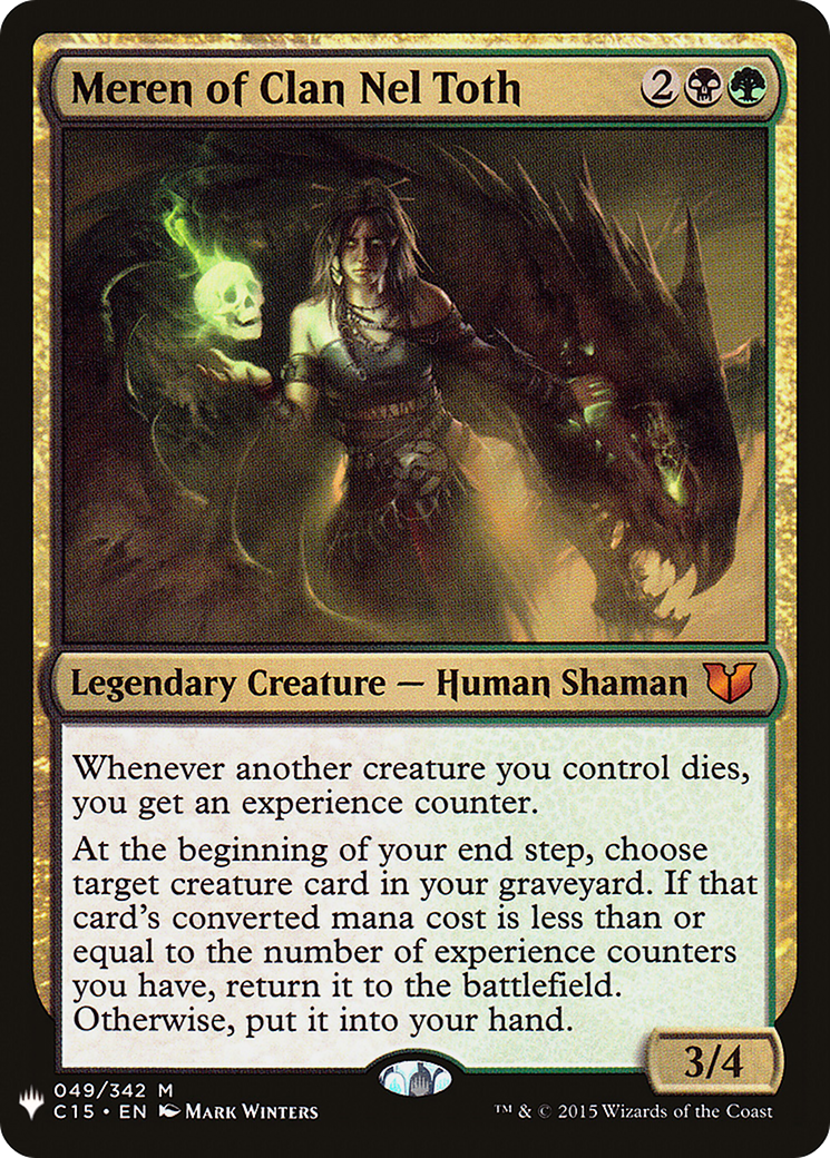 Meren of Clan Nel Toth (C15-49) - The List