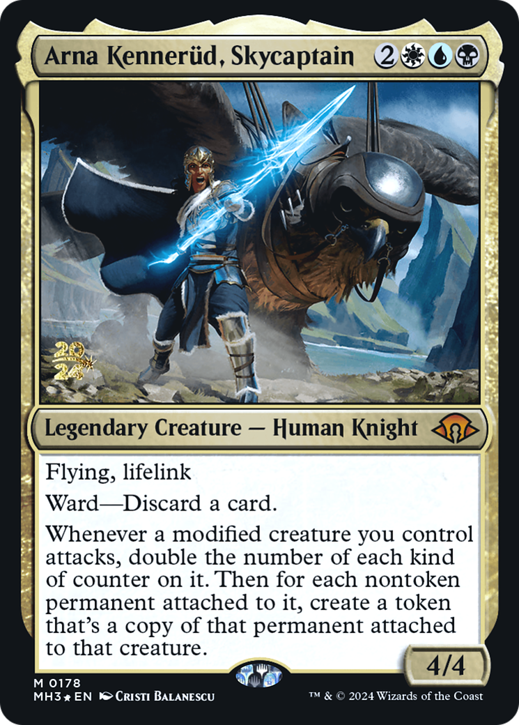 Arna Kennerud, Skycaptain (178) Foil - Modern Horizons 3 Promos