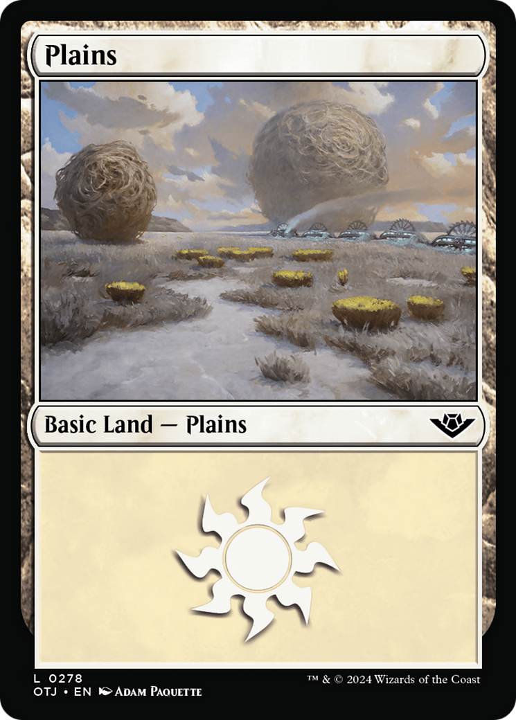 Plains (278) Foil - Outlaws of Thunder Junction