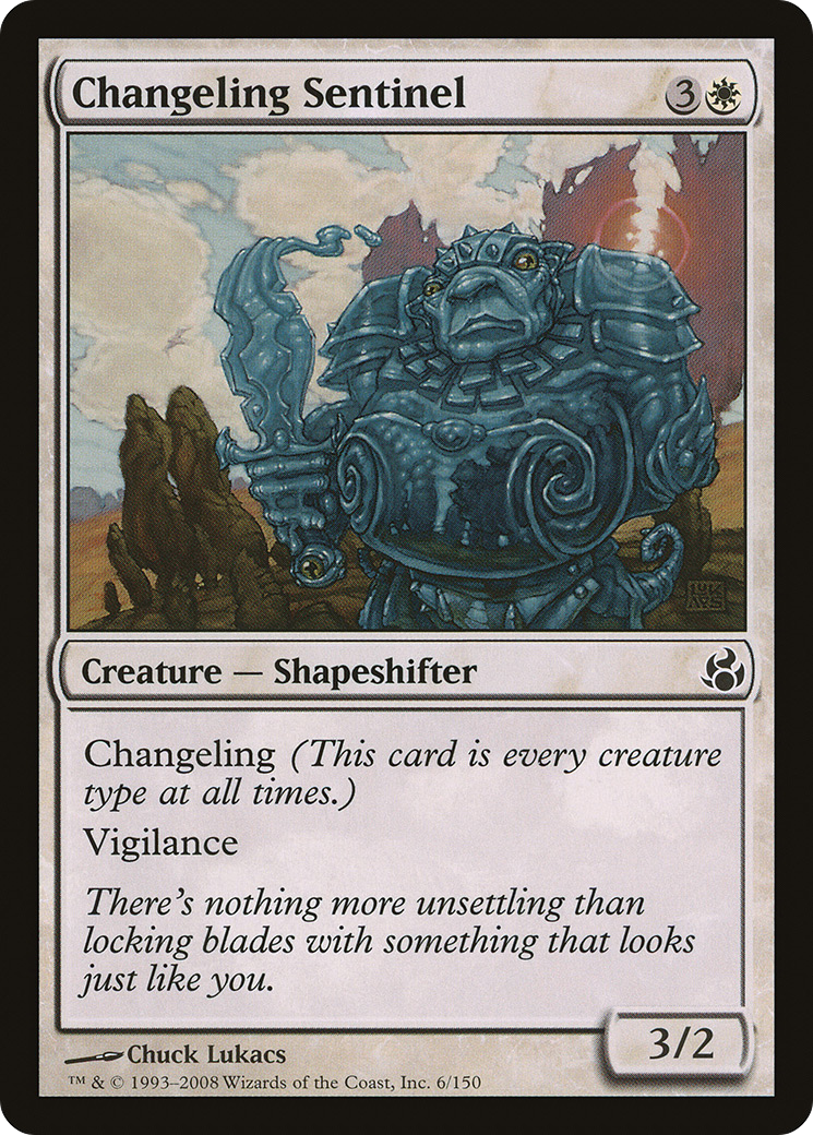 Changeling Sentinel (006) Foil - Morningtide