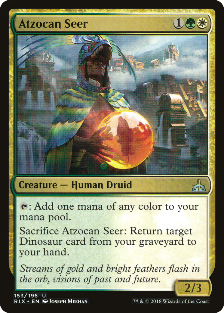 Atzocan Seer (153) Foil - Rivals of Ixalan